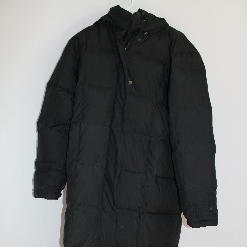 long down snow coat Eddie Bauer